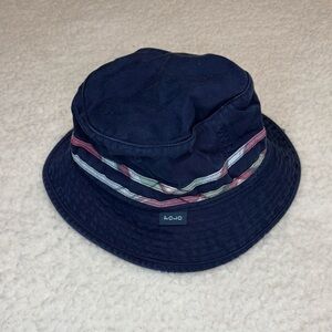 Polo Ralph Lauren Vintage Kids Blue Plaid Details Bucket Hat